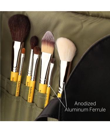 Bdellium Tools Professional Makeup Brush Studio Series - Basic 7pc Brush Set with Roll-Up Pouch | International Shipping Available - Buy Online on SooperMarket.com
