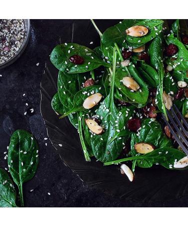 Organic Hulled Sesame Seeds 8oz - Non-GMO, Kosher, Vegan. High in Iron & Calcium. Ideal for Tahini Paste, Stir-fries, Salads - Buy Online on SooperMarket.com