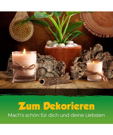 Kork-Deko Cork Bark Pieces I Aquarium Terrarium Decoration I Sachet 500g | Cleaned and disinfected - Buy Online on SooperMarket.com