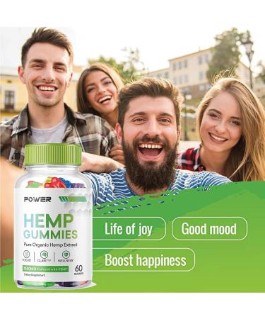 Power Gummies Power Hemp Blue Bear - Multivitamin Supplement (120 Gummies) - Buy Online on SooperMarket.com