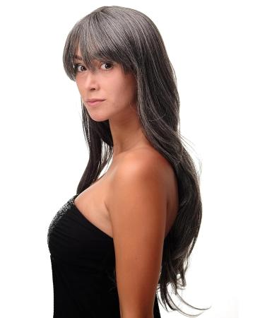 Buy WIG ME UP Dark Grey Long Straight Wig 70cm - Sexy & Stylish Grey-Brown Mix Hair - International Shipping - Buy Online on SooperMarket.com
