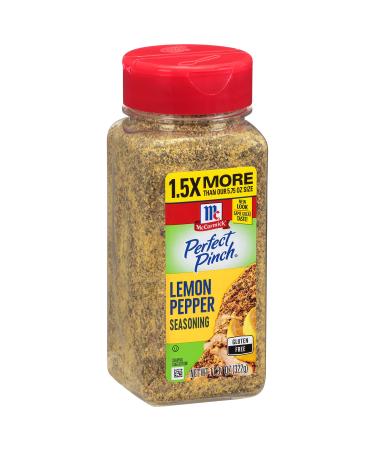 McCormick Perfect Pinch Lemon Pepper Seasoning, 11.37 oz (Packaging May Vary) 11.37 Ounce (Pack of 1)