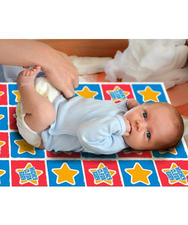 18-Pack Disposable Changing Pad Liners by Mighty Clean Baby - Waterproof, Soft, Absorbent - Portable 2 Packs for Diaper Bag - Buy Online on SooperMarket.com