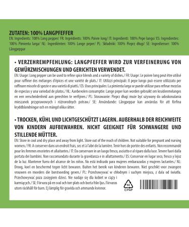 250g Organic Long Pepper Sticks - 100% Natural & Additive-Free | Vegan-Friendly - Buy Online on SooperMarket.com