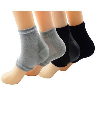 2 Pairs of Moisturizing Silicone Gel Socks for Dry Cracked Feet - International Shipping Available - Buy Online on SooperMarket.com