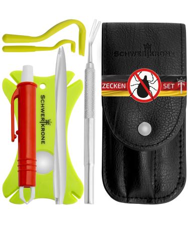 Sword crown 6 Set Ticking pliers tick pliers for dogs tick map tick tongs cat tick pliers man tick tongs tick hooks dog tick tweezers Tee 6 Set