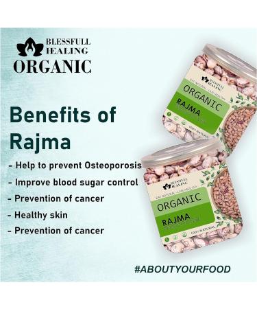 Blessfull Healing Organice RAJMA 1 lb (453 Gram) - Buy Online on SooperMarket.com