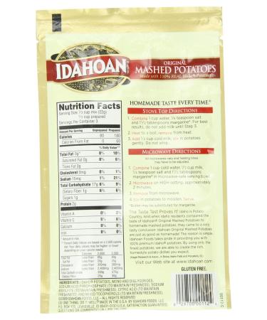 Idahoan Mashed Potatoes Original 2 Ounce (Pack of 24) - Buy Online on SooperMarket.com