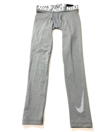 Nike Boys Dri-Fit Baselayer Training-Tights Collant, Size Small, Grey