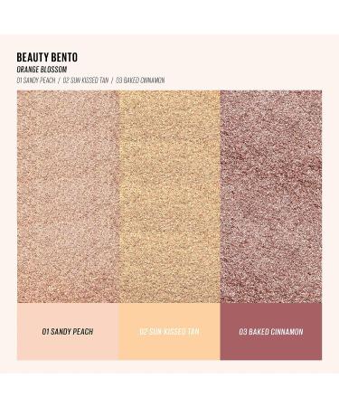 Kaja Beauty Bento Collection - Bouncy Eyeshadow Trio in 02 Orange Blossom | Peach Orange Tones | Travel Size | 0.03 Oz | 2019 Allure Best of Beauty Award Winner - Buy Online on SooperMarket.com