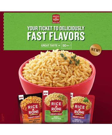 Rice A Roni Heat & Eat Rice 3-Flavor Variety Pack 8.8oz (Pack of 6) - Heat & Serve - Buy Online on SooperMarket.com