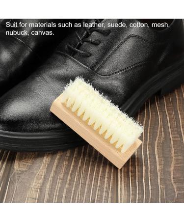 PATIKIL Shoe Cleaner Brush Square Handheld Polish Daubers for Leather Boots Canvas Sneakers White - Buy Online on SooperMarket.com