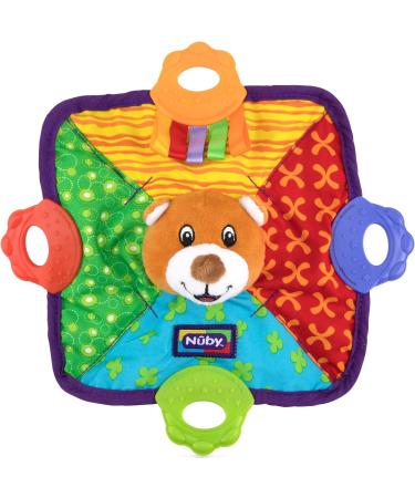 Nuby Teething Blankie - Assorted Colors 1 Count - Buy Online on SooperMarket.com