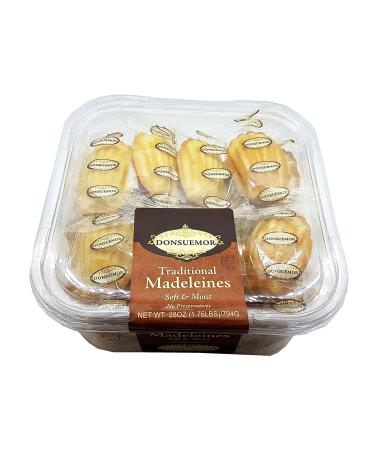 Donsuemor Traditional French Madeleines Individually Wrapped - 28 Oz. (Pack of 2) - Buy Online on SooperMarket.com