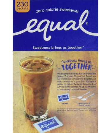 Equal 0 Calories Sweetener 230 ct - Buy Online on SooperMarket.com