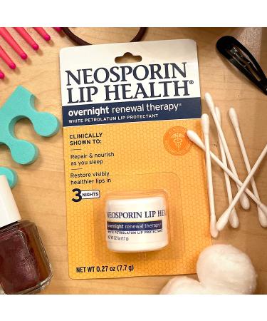 Neosporin Lip Health Overnight Therapy - 2 Pack, Nourish & Repair Dry, Chapped Lips - Buy Online on SooperMarket.com