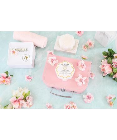 Buy Spongelle Soap Sponge - Daisy Collection | Infused Body Wash Sponge - Freesia Pear 1.75oz - Best Shower Soap for Luxurious Skin - Buy Online on SooperMarket.com