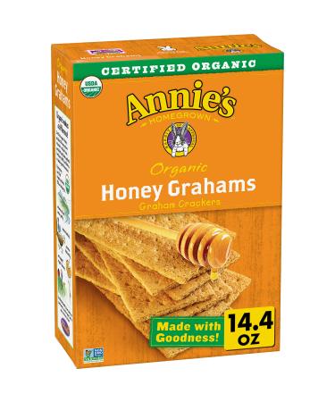 Annie's Organic Honey Graham Cracker Bricks 14.4 oz (Pack of 4) Honey 14.4 Ounce (Pack of 4)