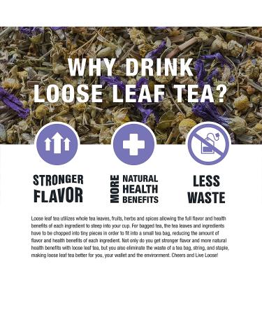 Tiesta Tea Lavender Chamomile - Herbal Loose Leaf Tea, 0.9 oz, Caffeine-Free, Stress Relief, 25 Cups - Buy Online on SooperMarket.com