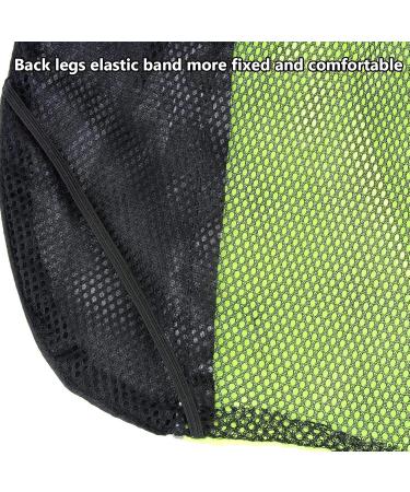 Ranphy Waterproof Dog Rain Coat for Medium & Large Dogs - Reflective Breathable Ultra-Light Jacket with Abdominal Protection - Perfect for Dachshunds & Labradors (9XL Green & Black) - Buy Online on SooperMarket.com