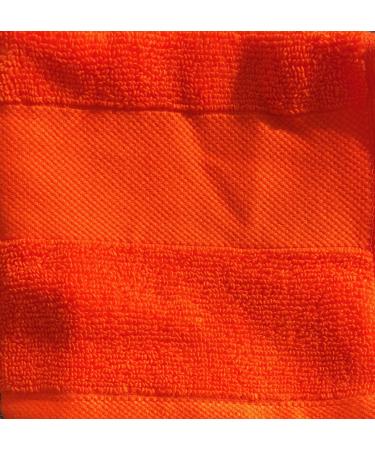 Lauren Ralph Lauren Summer Orange Wescott Washcloth 13 x 13 (Summer Orange)