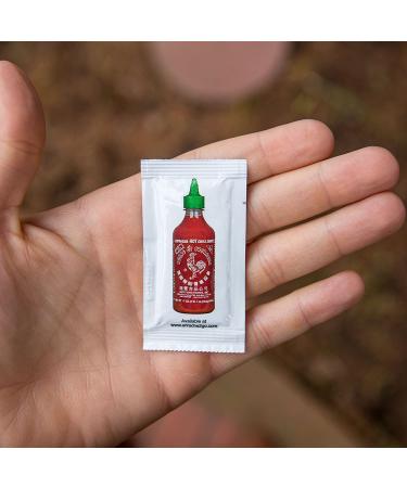 Sriracha2Go - Huy Fong Foods Sriracha Chili Hot Sauce Packets (50-Pack) 5g - Convenient On-The-Go Spicy Flavor - 50 Sachets - Buy Online on SooperMarket.com