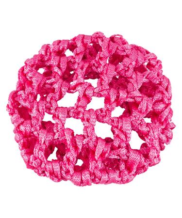 Dance pattern Ballet Duttnetz - Clara - with rubber band - pink - for the perfect hold of the ballet Dutts - node network for children pink 1 piece (1 Pack)