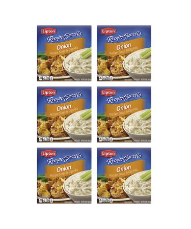 Lipton Recipe Secrets Soup and Dip Mix For a Delicious Meal Onion Great With Your Favorite Recipes Dip or Soup Mix 2 oz Pack of 6