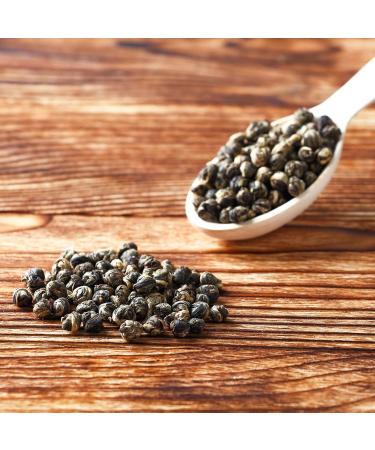 Tealyra - Imperial Jasmine Dragon Pearls - Loose Leaf Green Tea - Jasmine Green Tea with Pleasant Aroma and Tonic Effect - Best Chinese Green Tea - 400g (14-ounce) 400-gram - Buy Online on SooperMarket.com