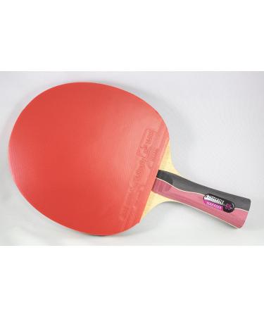 Butterfly Nakama S-5 Table Tennis Racket | ITTF Approved Carbon Paddle with Thick Sponge & Rubber Layer | Includes 2 Ping Pong Balls - Buy Online on SooperMarket.com