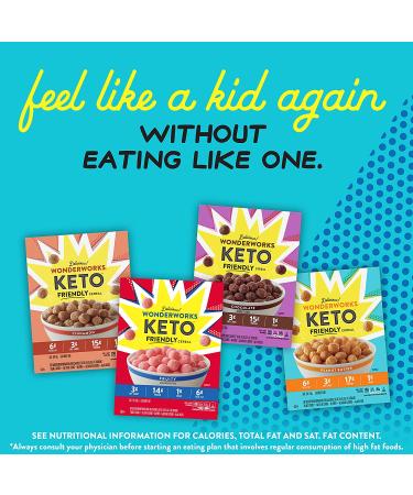 Chocolate Wonderworks Keto Friendly Cereal - 1g Sugar, 10.2 oz | Perfect Keto Snack - Buy Online on SooperMarket.com