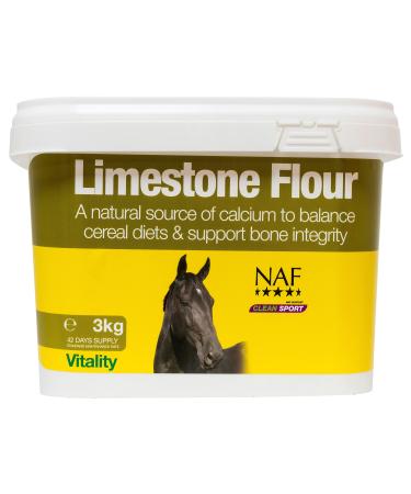 NAF Limestone Flour for Horses 3KG 3 kg (Pack of 1)