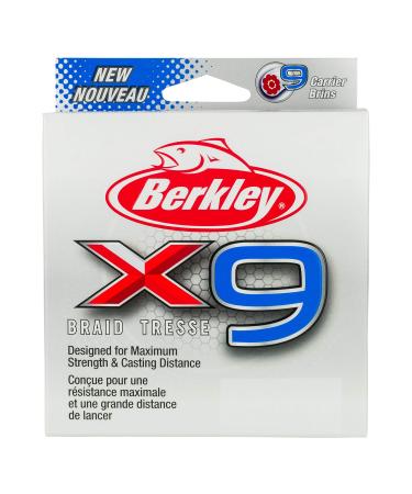 Berkley x9 Braid Fishing Line 295 Yards Low-Vis Green 80 Pounds