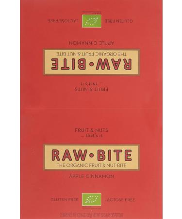 Buy Raw Bite Apple Cinnamon Raw Food Bars - Pack of 12 (12 x 50g) | Healthy Snack for International Shipping - Buy Online on SooperMarket.com