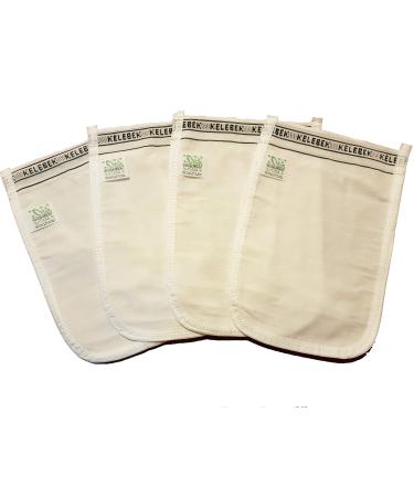 4 PCS KESE Deep Exfoliating Mitt Body Scrub, Dead Skin Remover, Turkish Hammam Kese, Spa, Cellilute Remover Mitt, Bath Glove Skin Exfoliating 4 Count (Pack of 1)