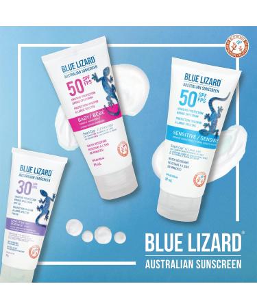 BLUE LIZARD Sport SPF 50 Twin Pack Mineral-Based Sunscreen Lotion for Athletes Paraben-Free Fragrance-Free Non-Greasy Broad Spectrum Sun Protection 89ml Tube Pack of 2 89 ml (Pack of 2) - Buy Online on SooperMarket.com