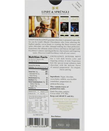 Chocolate Bar Exc Ints Mint (Pack of 12) - Buy Online on SooperMarket.com