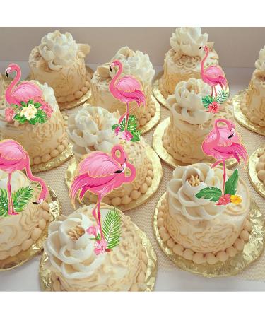 Tropical Flamingo Cupcake Toppers - Buy Online on SooperMarket.com
