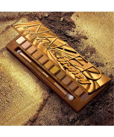 Urban Decay Naked Honey Eyeshadow Palette - 12 Golden Neutral Shades | Velvety Texture & Rich Colors | Includes Mirror & Double-Ended Brush - Buy Online on SooperMarket.com