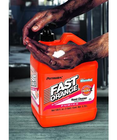 Permatex 25219 Fast Orange Pumice Lotion Hand Cleaner 1 Gallon with Pump - Buy Online on SooperMarket.com