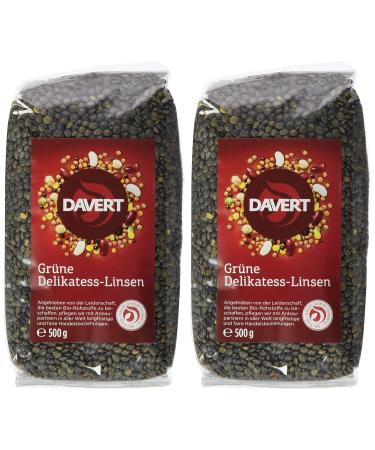 Buy Davert Organic Green Delicatessen Lentils - Pack of 2 (2 x 500g) | International Shipping - Buy Online on SooperMarket.com
