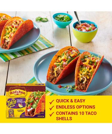 Old El Paso Takis Fuego Stand 'N Stuff Taco Shells - 10-Count - Buy Online on SooperMarket.com