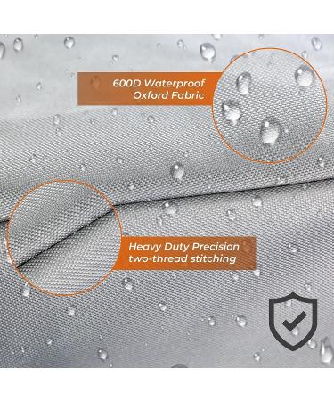 Primeshield Outboard Motor Cover - Waterproof 600D Heavy Duty Hood Cover for Up to 150HP Engines - XXL Grey - Buy Online on SooperMarket.com