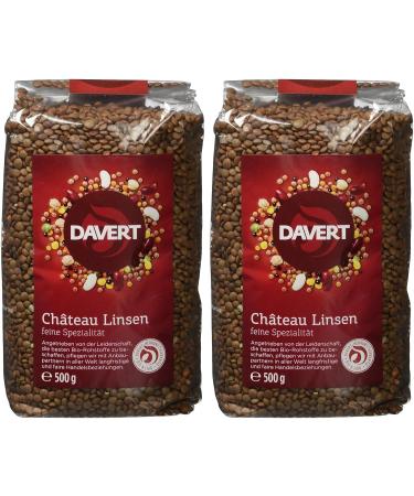 Davert Ch teau Lentils - Organic Pack of 2 (2 x 500g) | International Shipping Available - Buy Online on SooperMarket.com