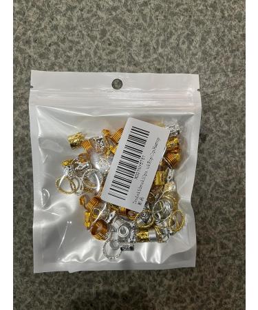 Hair Rings 110 Pieces Hair Jewellery Rings Dreadlock Accessories Hair Rings Spiral Dreadlocks Hair Braid Rings Hair Braid Rings Dreadlocks Aluminum Dread Locks Hair Beads Hair Decor - Buy Online on SooperMarket.com