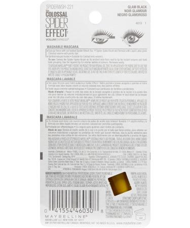 Maybelline Volum' Express The Colossal Spider Effect Washable Mascara, Glam Black - 0.33 fl. oz - Buy Online on SooperMarket.com