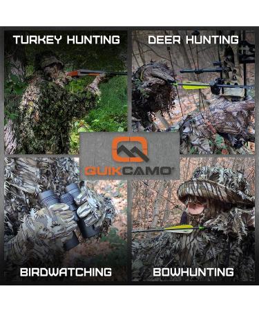 QuikCamo Mossy Oak & Realtree 3D Leafy Camo Hunting Gloves | Touch Screen/Fingerless | NWTF Obsession | Large/XL - Buy Online on SooperMarket.com