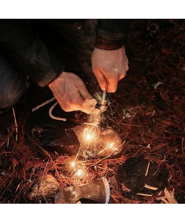 Uberleben Zunden Fire Starter - Handcrafted Wood Handle - 12 000-20 000 Strikes - Survival Igniter with Multi-Tool Striker - Buy Online on SooperMarket.com