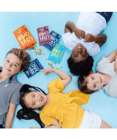 LOVE CORN Salt & Vinegar Snack | Crunchy Corn | 1.6oz x10 bags | Non-GMO, Gluten-Free, Plant Based, Low-Sugar - Buy Online on SooperMarket.com