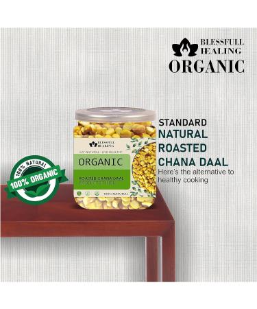 Blessfull Healing Organice Roasted Chana DAL 1 lb (453 Gram) - Buy Online on SooperMarket.com